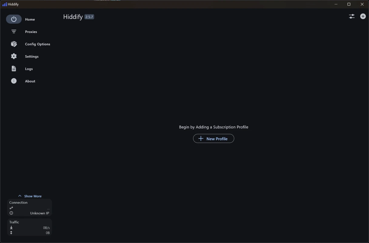 图片描述：Hiddify