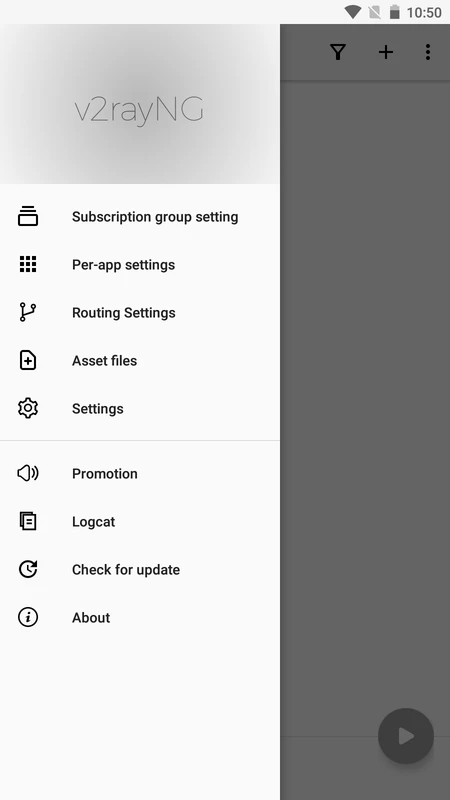 图片描述：v2rayNG